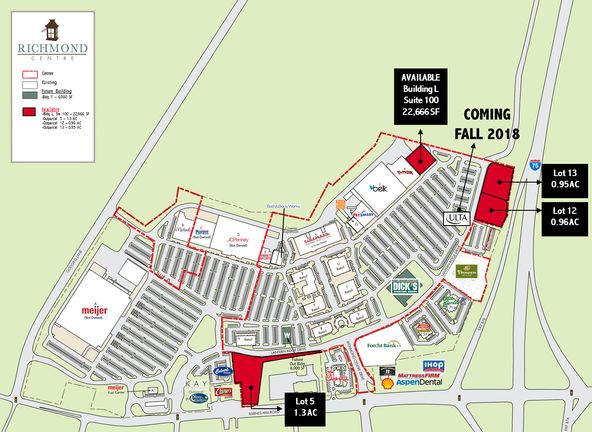 Richmond Centre: Barnes Mill Road & I-75, Richmond, KY 40475